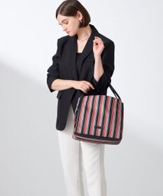 Y'SACCS マルチストライプ すっきりトート Mサイズ