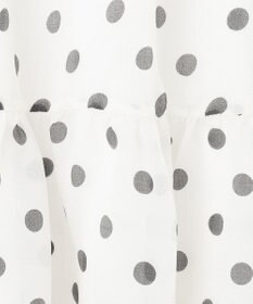 GRACE CONTINENTAL シアードットプリントスカート