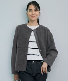 自由区 S 【洗える】ボアコンビ アウター