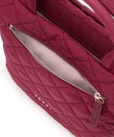 TOCCA TRACE PAVE FASTENER TOTE ナイロンキルトバッグ