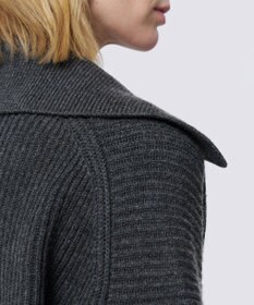 JOSEPH 【洗える】ニューカーディガンステッチオープンネックニット