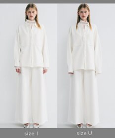 uncrave スウェットライクニット CPOシャツ