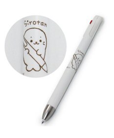 Mother garden しろたん ブレン３Ｃ 3色ボールペン 0.5mm 《しろたん》 単品