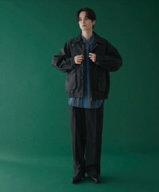 WEGO 刺繍ラインワイドスラックス