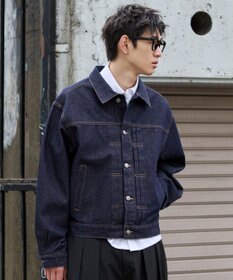 WEGO 【ユニセックス着用ITEM】リジットデニムジャケット