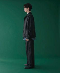 WEGO 刺繍ラインワイドスラックス