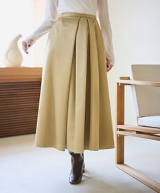 #Newans ヘビーサテンフレアースカート