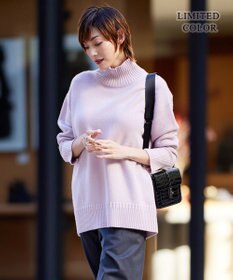 ICB 【新色追加・WEB限定カラーあり】 ソフトカシミヤミックス ハイネックニット