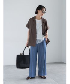Te chichi 【接触冷感/マシンウォッシャブル】レースヘムTシャツ《2026 SUMMER LOOK item》