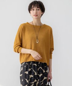 23区 【洗える】ピュアリネン ワイド ニット