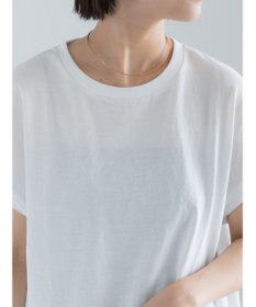 Te chichi 【接触冷感/マシンウォッシャブル】レースヘムTシャツ《2026 SUMMER LOOK item》