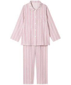 Wing パジャマ 長袖 長ズボン 綿100%(本体) 二重ガーゼ レディース EP8070 ウイング／ワコール