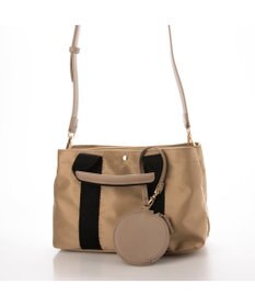 UNBILLION cachecache 3層サイフ機能付きナイロンボストン