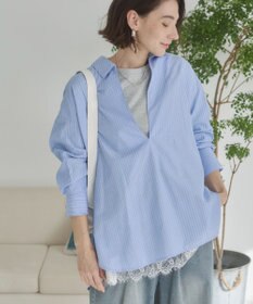 WEGO 【ANGIE VINTAGE】スキッパーシャツ
