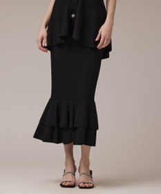 GRACE CONTINENTAL ティアードニットスカート