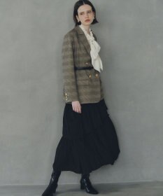 YECCA VECCA アシンメトリーラッフルスカート