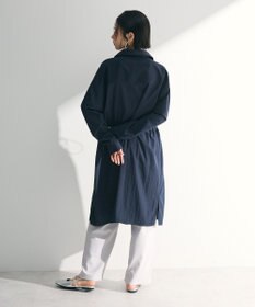 Green Parks ミディ丈ミリタリーシャツワンピース