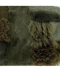 ROOTOTE 3652【フェイクファーのパッチワーク】SC.デリ.ツグツグ-A