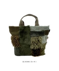 ROOTOTE 3652【フェイクファーのパッチワーク】SC.デリ.ツグツグ-A