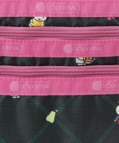 LeSportsac 3ZIP COSMETIC/ミッフィーオーチャードグリーン/ピンク