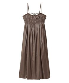 Green Parks レザー風キャミワンピース