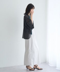 YECCA VECCA 【2点SET】キャミ付きシアードットシャツ