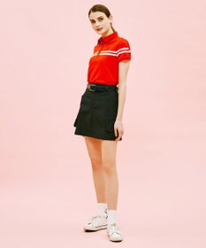 23区GOLF 【WOMEN】【吸水速乾/UVケア】エイトロックカノコ 半そで ポロシャツ