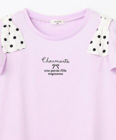 ANY KIDS ひんやりクール 肩リボンTシャツ