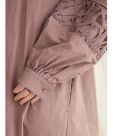 CRAFT STANDARD BOUTIQUE 袖レース使いワンピース