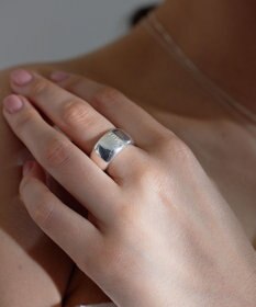 yoaa シルバー925　LOVEリング