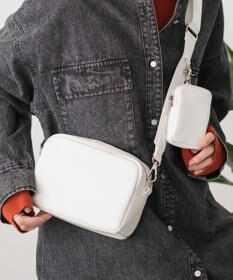 WEGO ポーチ付きスクエアショルダー