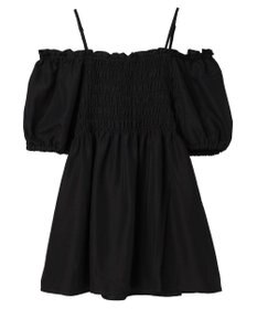 earth music&ecology ２ｗａｙショルダーシャーリングチュニック