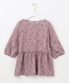 ANY SIS 【洗える】フラワーフクレジャガード ブラウス