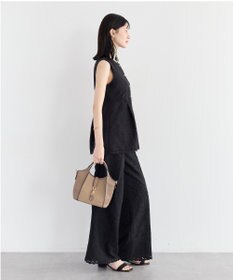 YECCA VECCA 刺繍ワイドパンツ