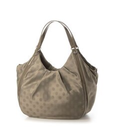 Y'SACCS ドット柄ジャガードエナメルアクセント2wayトート