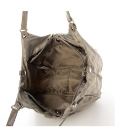 Y'SACCS ドット柄ジャガードエナメルアクセント2wayトート