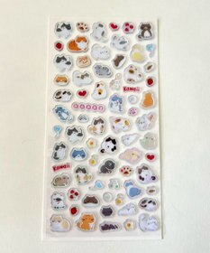 WEGO 【シール】ちびねこちゃんステッカー