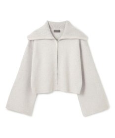 uncrave カシミヤブレンドニット ジップアップブルゾン
