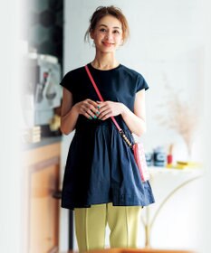 UNFILO 【ストレッチ/洗える】出会えるパンツ テーパード