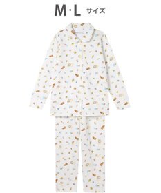 tsumori chisato SLEEP ツモリチサト パジャマ キルトニット素材(本体) あったか 長袖 長ズボン レディース UDW404 /ワコール