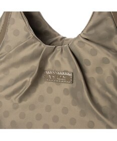 Y'SACCS ドット柄ジャガードエナメルアクセント2wayトート