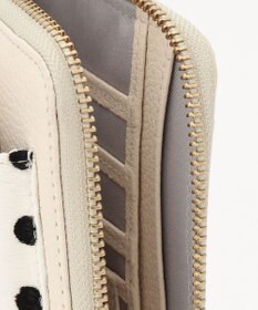 UNBILLION perche 牛革ハラコタイプ×ゴートモバイルウォレットショルダー