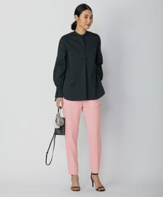 ICB 【洗える】エコナイロンストレッチ プルオーバーブラウス