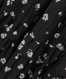 組曲 S 【加藤ローサさん着用 / レングス調整可能】ギャザーライトデシンティアード スカート