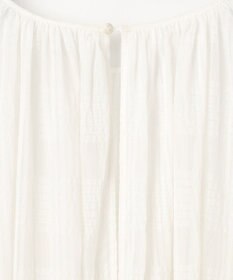 #Newans シアーチェックボリュームワンピース