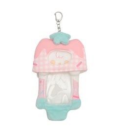 WEGO スイーツアニマルカードホルダーリールキーホルダー