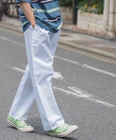 WEGO 【ユニセックス着用ITEM/ウエストゴム/手洗い可】シェフパンツ