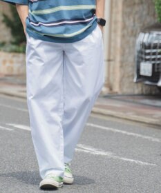 WEGO 【ユニセックス着用ITEM/ウエストゴム/手洗い可】シェフパンツ