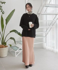 WEGO 【ユニセックス着用ITEM/裏起毛】リラックスフィットスウェットプルオーバー