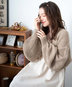 WEGO リボンニットボレロ